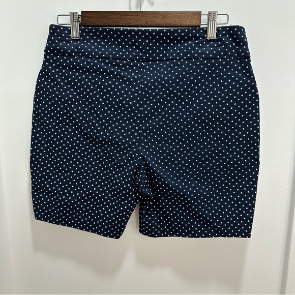 Attyre Woman's 8P Dark Blue Polka Dot Shorts - Picture 3 of 4
